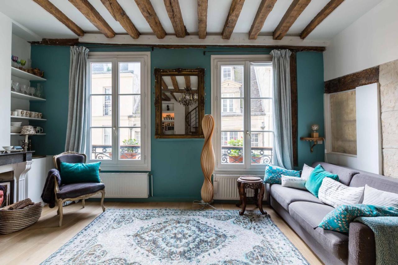 Ferienwohnung Veeve - Artistic Excellence In The Marais Paris Exterior foto